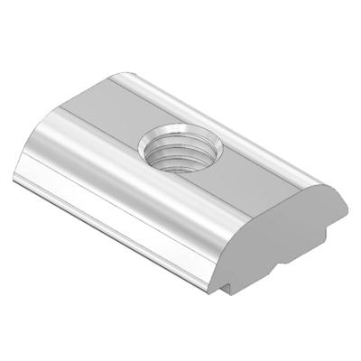 M5L-0 MODULAR SOLUTIONS ZINC PLATED FASTENER M5 LONG RECTANGLE NUT